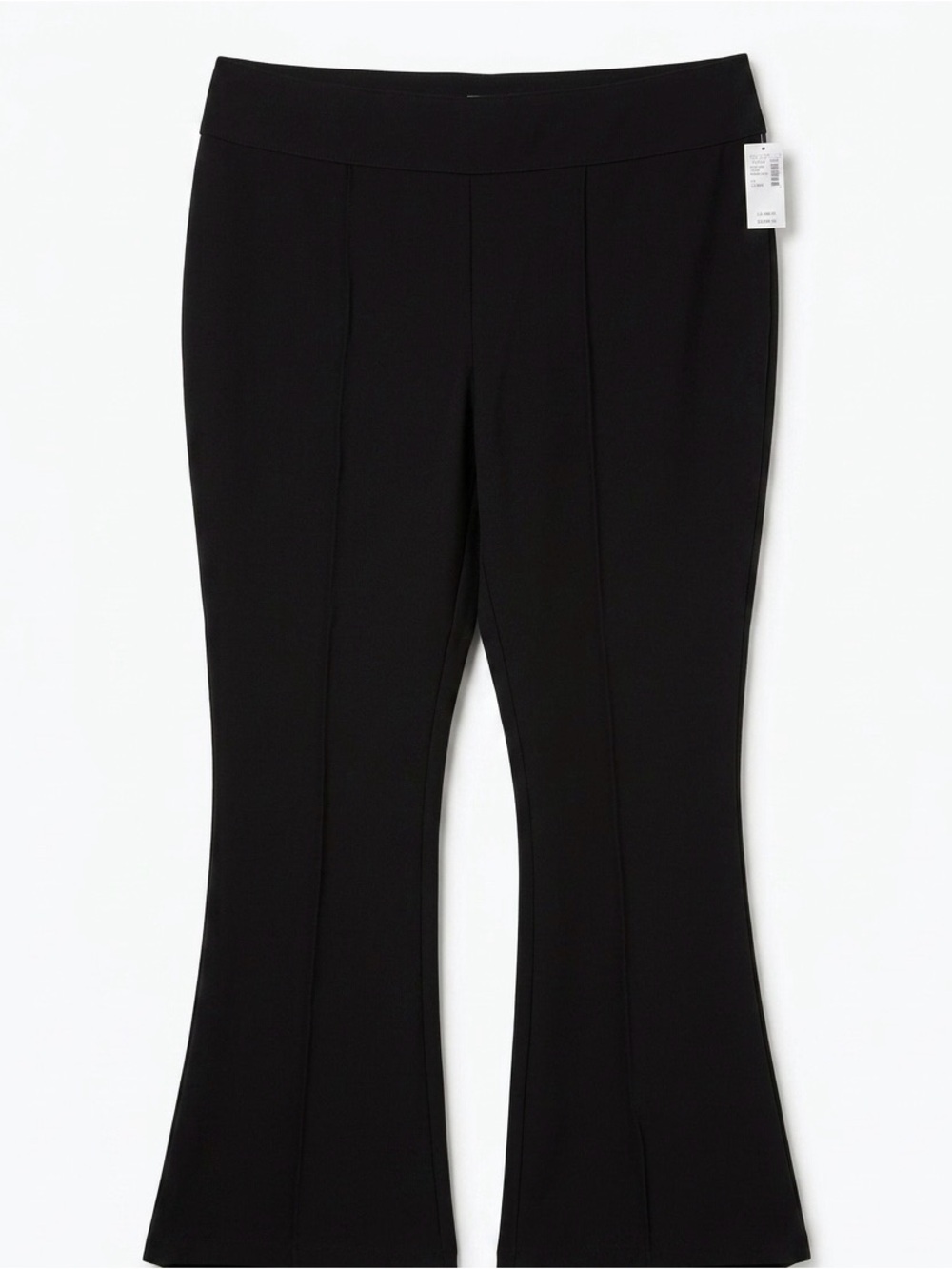 Maurices 1X Long Black Ponte Flare Pants